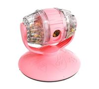 Distributeur de nourriture interactif pour chat - Jouet à - Jouet puzzle - Distributeur de nourriture longue en forme de tonneau de bière - Stimulation des chatons - Jeu d'intérieur - Digestion