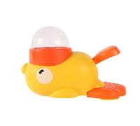 Distributeur de nourriture interactif pour chien, motif canard jaune, mangeoire casse-tête avec interrupteur à pression, sorties multiples grains, 22 x 14 cm, pour chiens