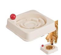 Distributeur De Nourriture Lent Pour Chiens - Gamelle Interactive Anti-Dérapant Et Anti-Étouffement Pour Animaux,Mangeoire à Puzzle pour Alimentation Saine | Pour Dortoir Appartement Chambre Salon Bal