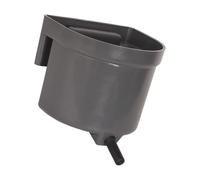 Distributeur de nourriture pour animaux de qualité alimentaire avec intérieur lisse, seau ranch spacieux pour l'élevage de cailloux lait, seau d'alimentation de veau avec