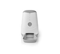 Nedis Distributeur de nourriture pour animaux SmartLife WIFIPET10CWT – Wi‑Fi 3,7L Gris/Blanc