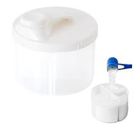 Distributeur de nourriture pour bébé, distributeur de lait en poudre | Porte-formule rotatif pour ranger les collations, boîte à nouilles de riz avec 4 compartiments, rangement des collations