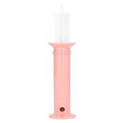 Distributeur de Nourriture pour bébé, Purée à Presser, Ensemble de 7 Pièces, Mangeoire à Fruits Réutilisable, Anti-fuite, pour Tout-petits pour la Maison (PINK)