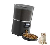 Distributeur de nourriture pour chat chronométré 4L, Version avec bouton d ' alimentation USB pour une alimentation chronométrée en cas d ' absence, fonctionnement sûr et à faible bruit, chargeur USB