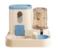 Distributeur de nourriture pour chat et ensemble d'eau - Distributeur automatique de nourriture pour chat et bol d'eau - Distributeur de nourriture et distributeur de boissons pour chats, chiens