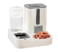 Distributeur de nourriture pour chat, mangeoires automatiques pour chat - Mangeoire multifonctionnelle pour animaux de compagnie de grande capacité | Fontaine d'eau pour chien, mangeoire peu encombran