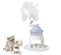 Distributeur de nourriture pour chats, chiens, jouet interactif en polypropylène, pour chiot, chaton, animal domestique, stimulation de l'ennui, divertissement (bleu)