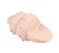 Distributeur de nourriture pour chien coquillage en caoutchouc Duvoplus Eco Rose 7,5x7,5x14,5 cm