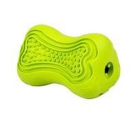 Distributeur de nourriture pour chien en caoutchouc os dentaire Duvoplus Vert 9,5x6,5x6,5 cm