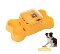 Distributeur de nourriture pour chien - Jouet puzzle pour ralentir l'alimentation - Distributeur de friandises pressable pour l'entraînement de chasse - Soulage le stress à la maison, à l'extérieur et