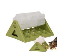 Distributeur de nourriture pour chien - Puzzle interactif pour chien - Distributeur de friandises avec distributeur de nourriture à fleurs rotatif - Jouet amusant pour des activités passionnantes