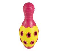 Distributeur de nourriture pour chien quille en caoutchouc Duvoplus Multicolore 15,3x6,6x6,6 cm