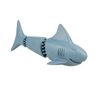 Distributeur de nourriture pour chien requin en caoutchouc Duvoplus Eco Bleu 18x7,6x7,5 cm