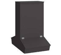 vidaXL Distributeur de porcs Noir 55 x 51 x 91,5 cm, Mobilier Industriel et Durable : d'autres Designs pour des espaces rectangulaires, pour la Maison et Le Bureau, Solutions Pratiques