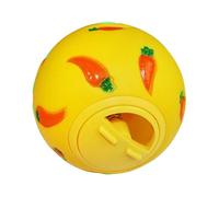 Distributeur de nourriture pour lapin - Puzzle éducatif à alimentation lente - Pour cochon - Jaune - Taille unique