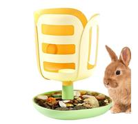 Distributeur de nourriture pour lapins - Hay Feeder | Forme de Porte-foin PP Lapin Feeder avec design de bol - Petit approvisionnement en nourriture et eau pour les , la famille, les amis