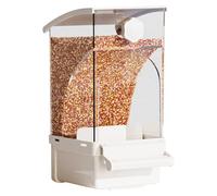 Distributeur de nourriture pour oiseaux, 20,1 x 8,5 x 11 cm, accessoires de cage avec design facile à monter, fournitures pour animaux domestiques pour cage, calopsitte, perroquet, cacatoès, canari