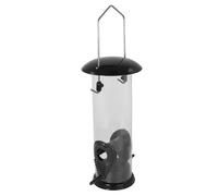 Distributeur de nourriture pour oiseaux avec perchoir Nobby Pet Noir TU