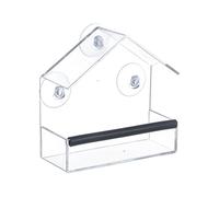 Distributeur De Nourriture pour Oiseaux De Fenêtre - Transparente Facile À Nettoyer pour Extérieur - Mangeoire en Acrylique pour Jardin, Cour, terrasse, Arbre, intérieur et extérieur, colibris,