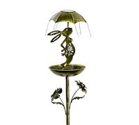 Distributeur de Nourriture pour Oiseaux,Décoration Maison Forme Lapin | Décoration de Jardin - Adapté aux Perruches, Canaris, Conures et Pelouses ou Massifs Fleuris