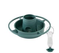 Distributeur de Nourriture pour Oiseaux d'Extérieur,Distributeur de Multifonction | Bol d'eau pour Inséparables et Mangeoire Suspendue pour Perruches