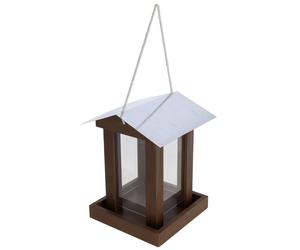 Distributeur de nourriture pour oiseaux Kerbl Marron 20x20x25,5 cm