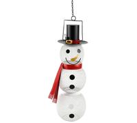 Distributeur de nourriture pour oiseaux Nobby Pet Xmas Schneemann Noir TU