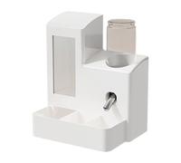 Distributeur de nourriture pour petits animaux, récipient de nourriture pour hamster, construction en polystyrène PP anti-basculement avec options de taille, gamelle légère pour cochon d'Inde, lapin