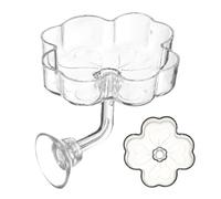 Distributeur de Nourriture pour Poisson,Plateau de Nourrissage en Forme de avec Ventouse pour Aquarium - Récipient pour Aliments de Poisson | Pour Tortue, Betta, Crevettes, Maison, Bureau, Eau Salée e