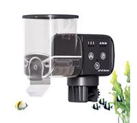 Distributeur de nourriture pour poissons, distributeur automatique de nourriture pour poissons | pour Betta Pellet Pond Home Vacances Weekend Day Voyage
