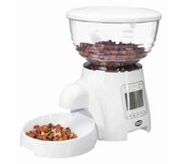 TRIXIE Distributeur automatique de nourriture TX7 - 5 L - 40 × 26 × 34 cm - Blanc - Pour chien