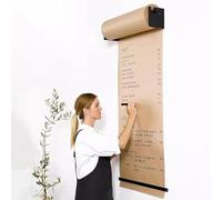 Distributeur de papier à notes mural et cutter, tableau à message décoratif de ferme pour la maison, le bureau et l'organisation de la salle de classe