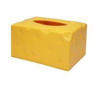 Distributeur de papier à papier à motif de fromage créatif - Porte-lingettes hygiéniques pour comptoir - Porte-serviettes à fromage