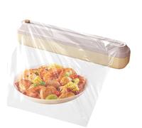 Distributeur De Papier Aluminium Avec Coupeur,Stockage Réutilisable pour Film Alimentaire - Distributeur De Film Alimentaire - Pour Armoire, Tiroir, Mur, Cellier, Frigo, Congélateur, Réfrigérateur