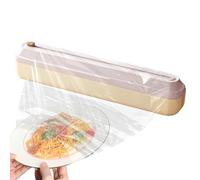 Distributeur De Papier Aluminium Avec Coupeur,Support De Stockage Pour Film Alimentaire - Distributeur De Film Alimentaire - Pour Armoire, Tiroir, Mur, Cellier, Frigo, Congélateur, Réfrigérateur