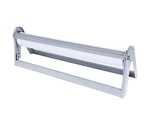 Distributeur de papier de boucher, distributeur de rouleaux de papier et cutter avec lame dentelée, support de papier artisanal ou support de rouleau de vinyle, facile à utiliser, peut être fixé au