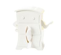 Distributeur de papier de soie, distributeur de serviettes avec mécanisme à ressort, accessoire de rangement pour bureau, salle de bain, chambre à coucher, décoration mignonne, 23 x 22,5 x 10,5 cm