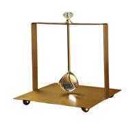 Distributeur de papier en cristal moderne - Plusieurs tailles compatibles jusqu'à 20 cm de large - Base en métal pratique - Distributeur de mouchoirs carré en cristal pour cuisine