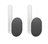 Distributeur de papier essuie-tout magnétique réglable en ABS blanc | Le support magnétique maintient votre distributeur d'essuie-tout en toute sécurité sur le réfrigérateur ou le métal pour les