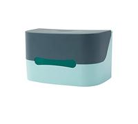 Distributeur de papier essuie-tout mural avec grand espace de rangement et prise de courant en ABS étanche pour rouleau de papier toilette sans noyau, installation facile, maison, bureau, salle de