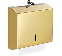 Distributeur de Papier essuie-Tout Mural Commercial, Pliage en C, Distributeur de Serviettes en Papier à Main, Support en Acier Inoxydable