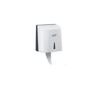 JVD Distributeur Papier Hygiénique Yaliss Mixte Mini Blanc - Blanc - Dimensions 17.7H x 15.5L x 13.5P