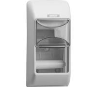 Distributeur de papier toilé Katrin pour 2 rouleaux, blanc