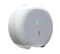 Distributeur de Papier Toilette 300 m. 100% Plastique recyclé Blanc Ø 45