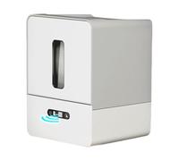 Distributeur de papier toilette électrique automatique gris - Accessoire de salle de bain intelligent pour la maison sans contact hygiénique pratique idéal pour les salles de bains modernes