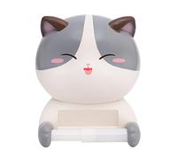 Distributeur de papier toilette en forme de chat - Gris