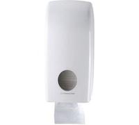 Distributeur de Papier Toilette plié Aquarius 6946-1 x Distributeur Blanc de Papier Toilette Feuille à Feuille