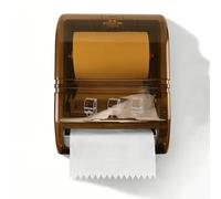 Distributeur de papier toilette sans contact - Distributeur automatique de serviettes en papier avec capteur pour rouleaux de 20 cm, 3 longueurs réglables pour salles de bains et hôtels