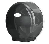 Distributeur de papier toilette simple avec fenêtre creuse, matériau ABS, distributeur de papier toilette jumbo transparent, pour salle de bain 'hôtel