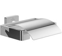 Villeroy und Boch Porte-papier hygiénique Elements Striking TVA15201300061 131x45x115mm, avec couvercle, chromé